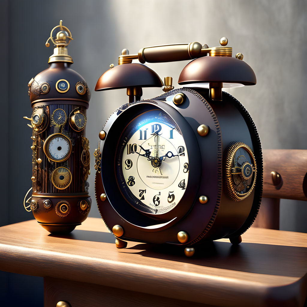 Steampunk Alarm Clock