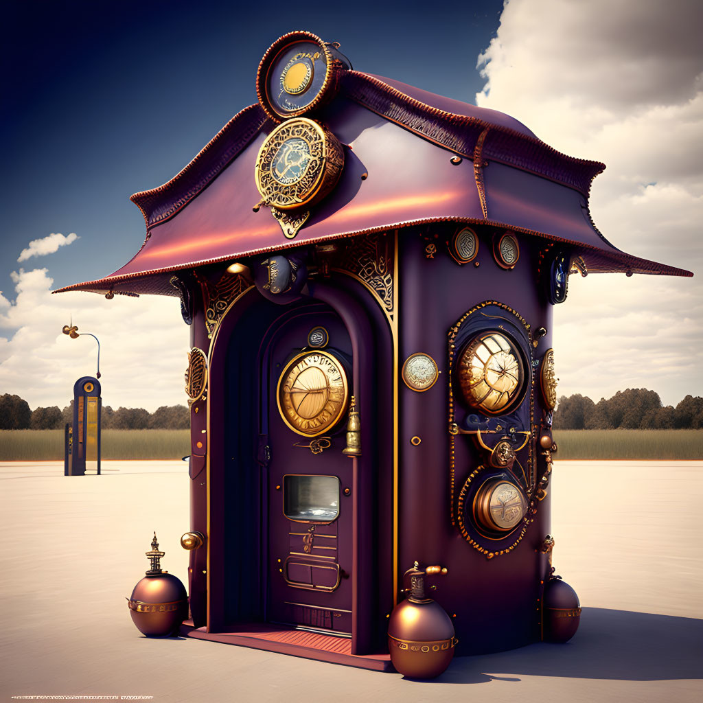 Steampunk Toll Booth