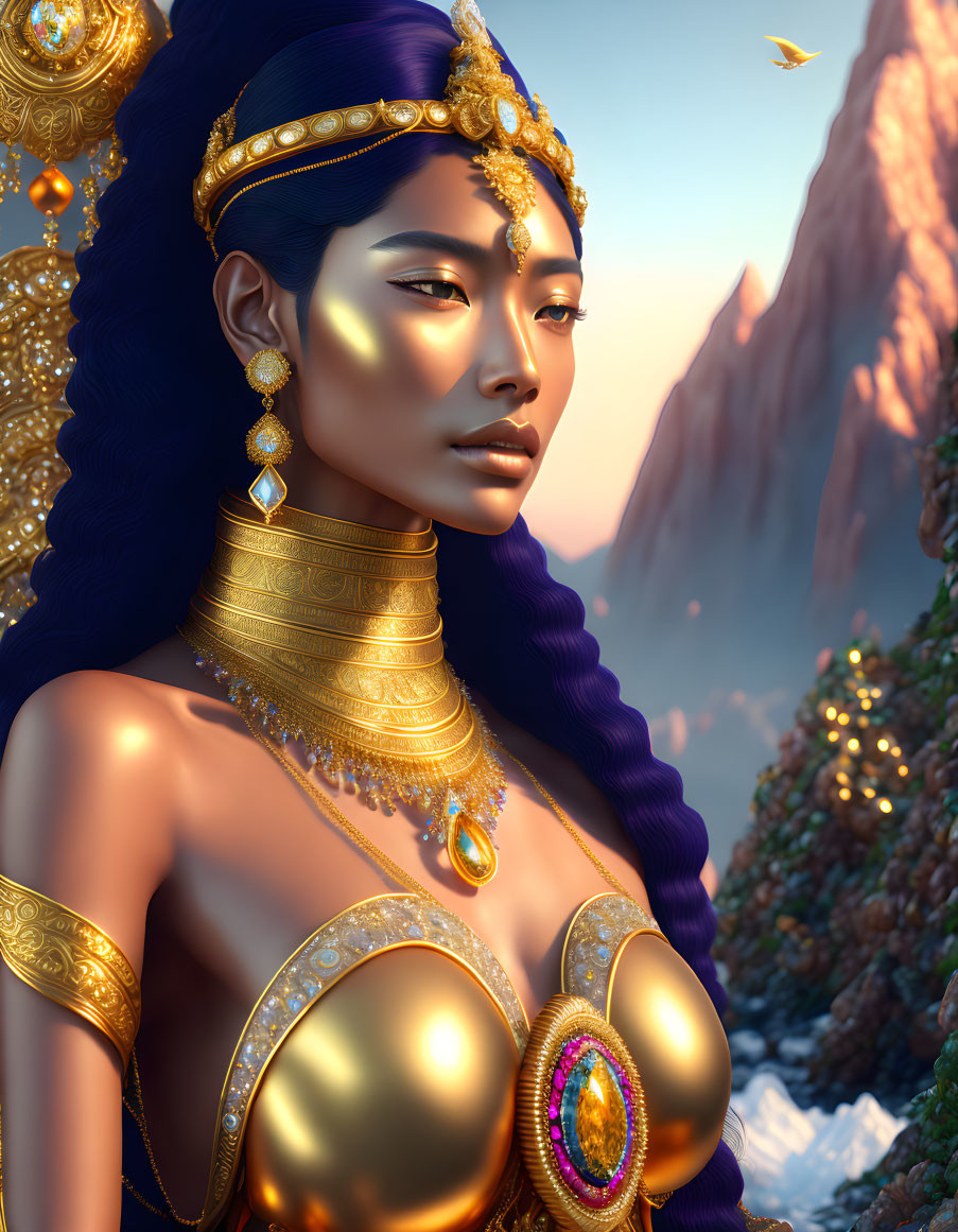 Maya half-goddess. 