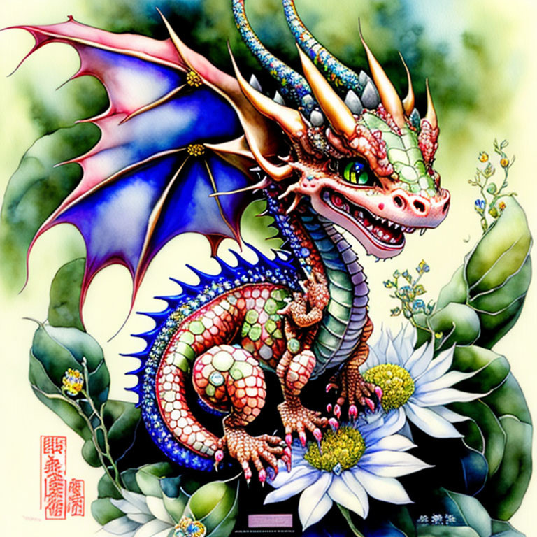 Flower Dragon 7