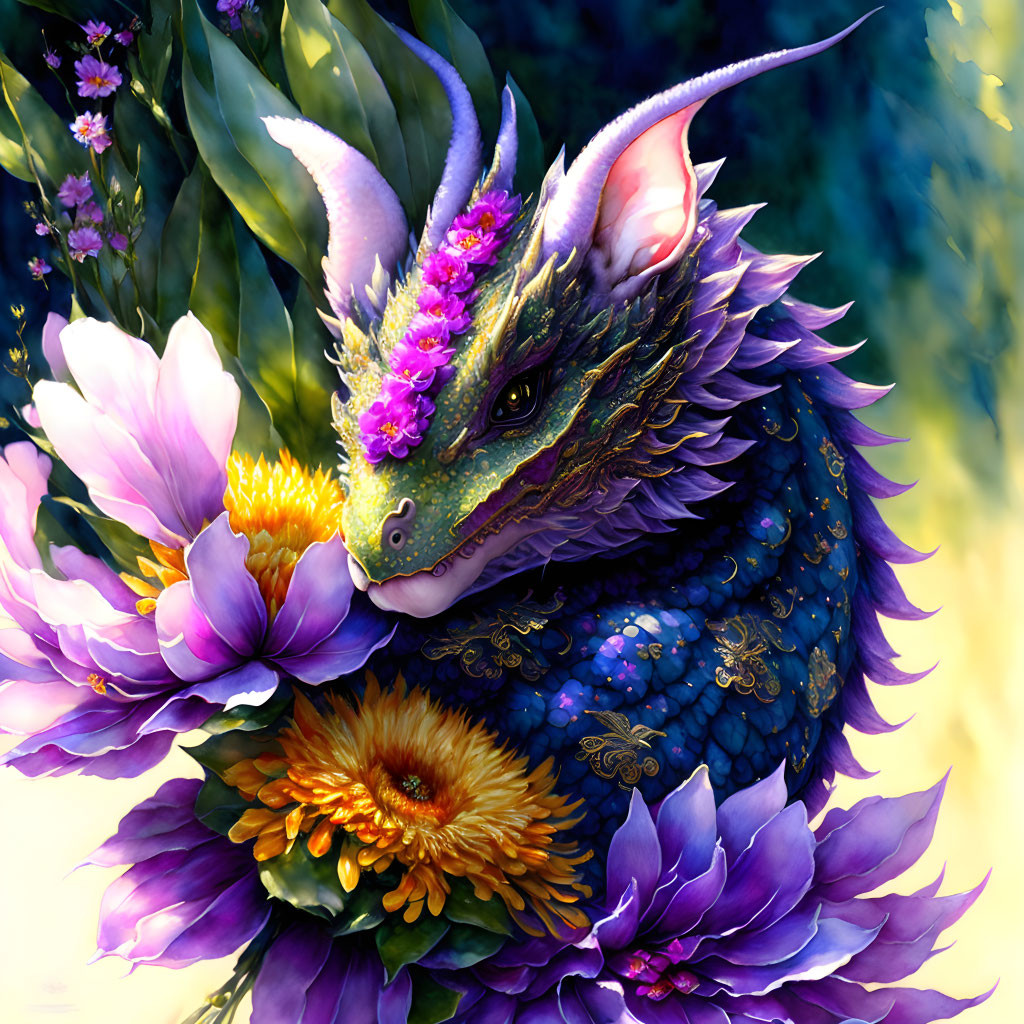 Flower Dragon 5