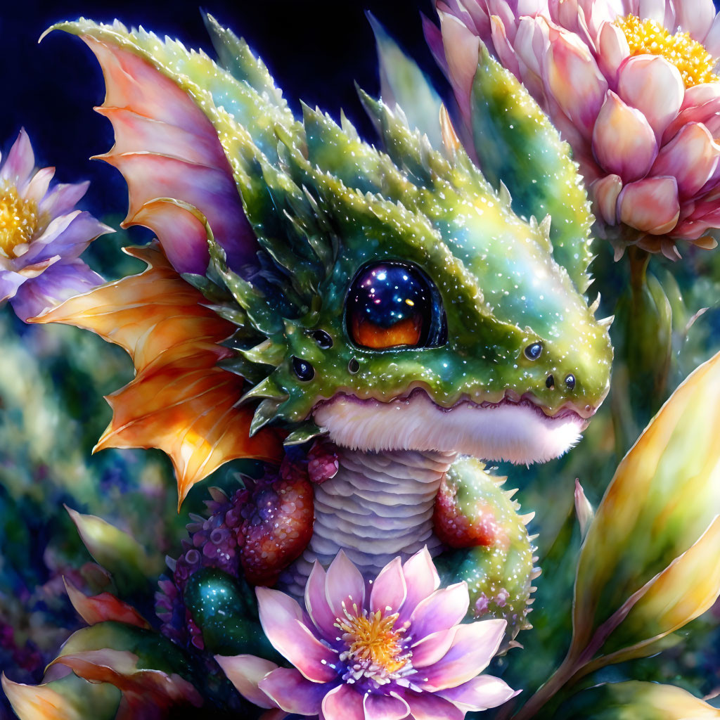 Another flower dragon
