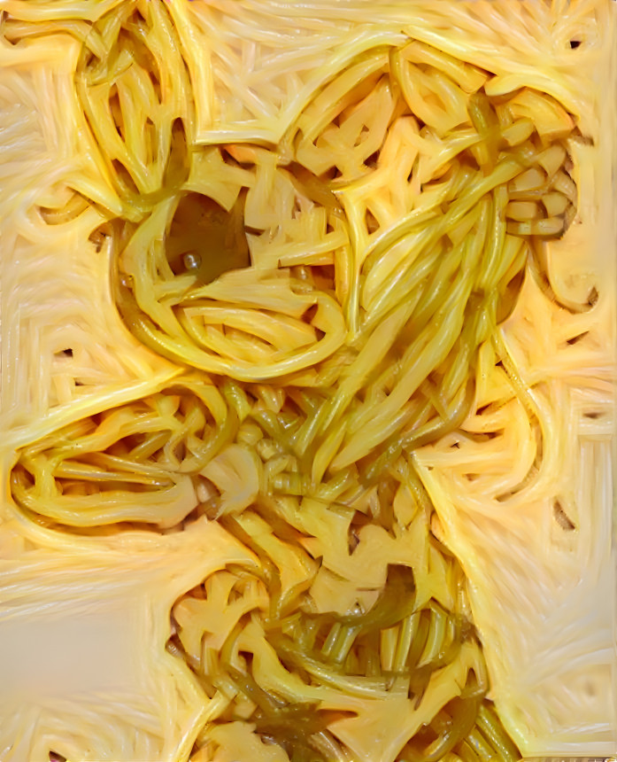 Springhetti taking out the spaghetti