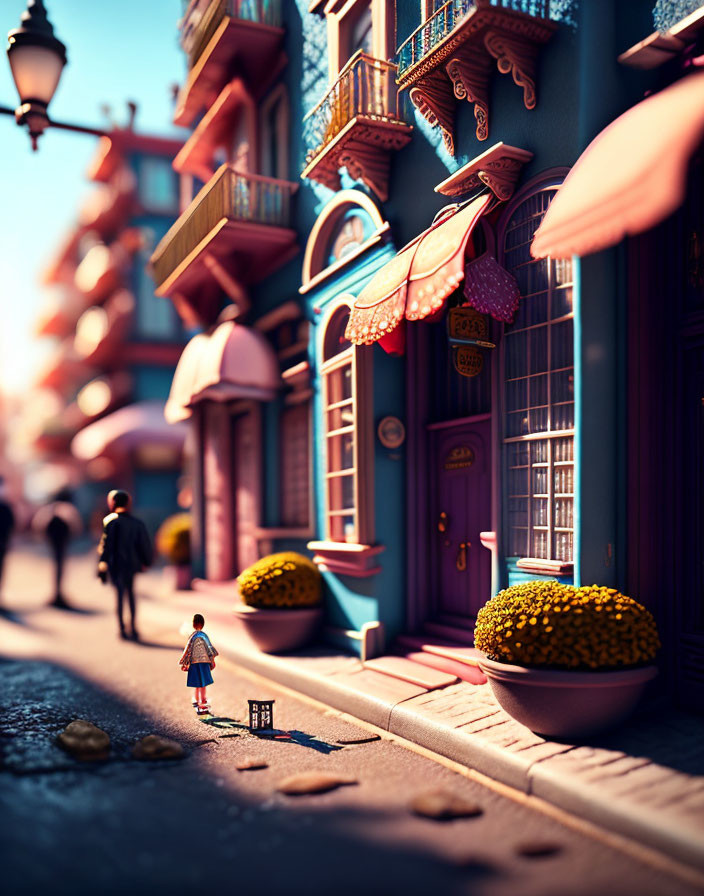 The Streets of a Dollhouses City