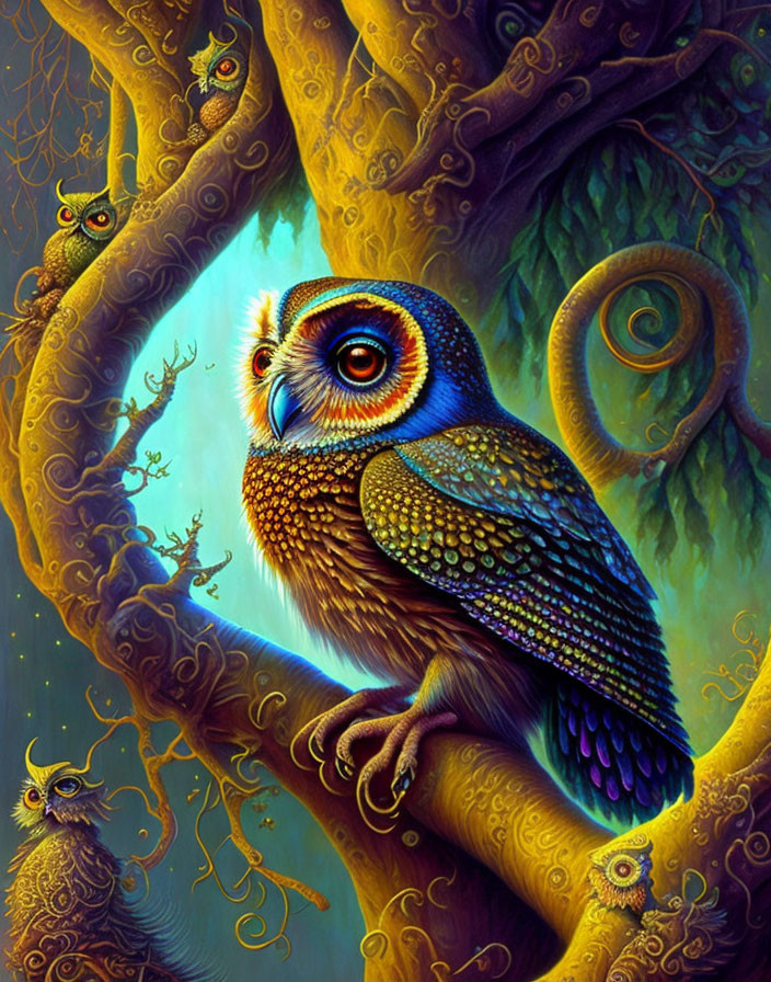 Chameleon Owl