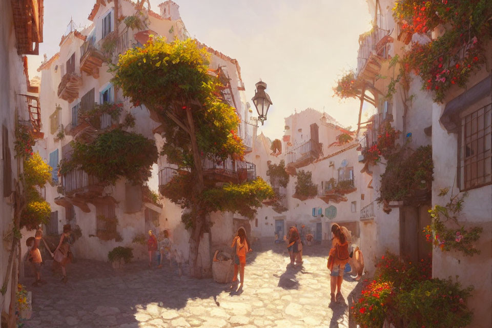 A Spanish Village in the Sun