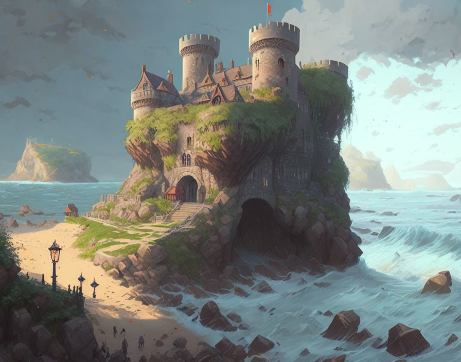 Castle on the beach