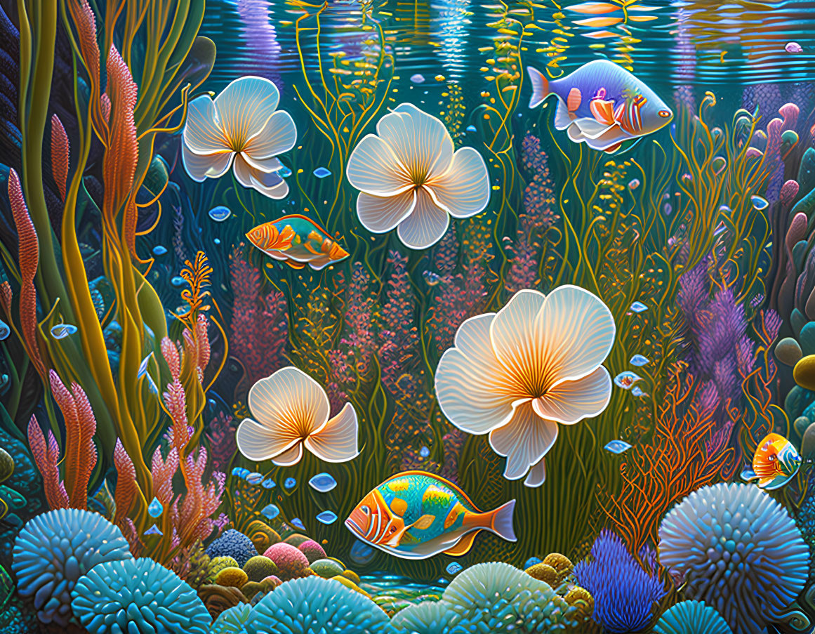 Underwater Flower Garden
