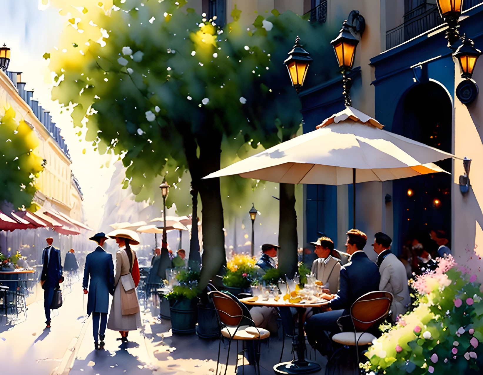 Sidewalk Cafes in Paris