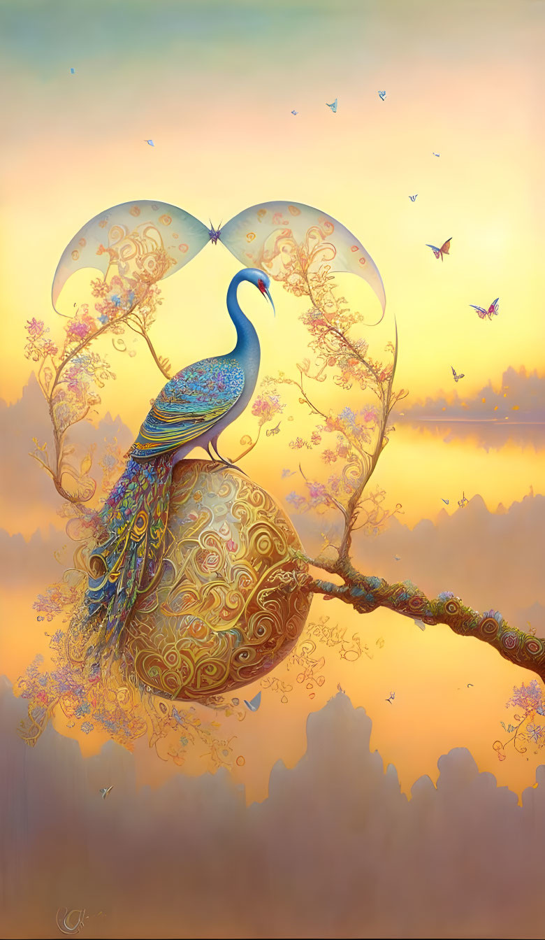 Peacock and the Golden Egg