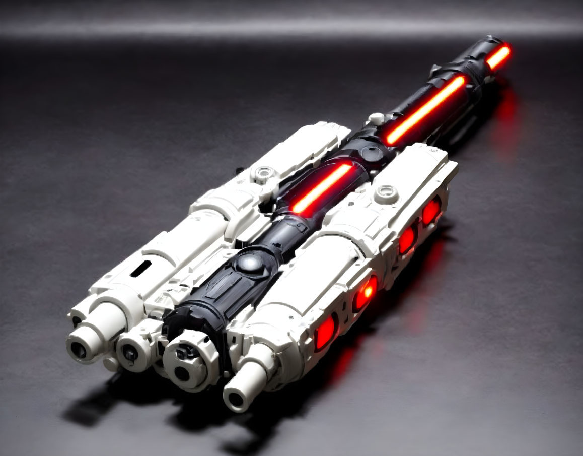 Dark light saber recharge port