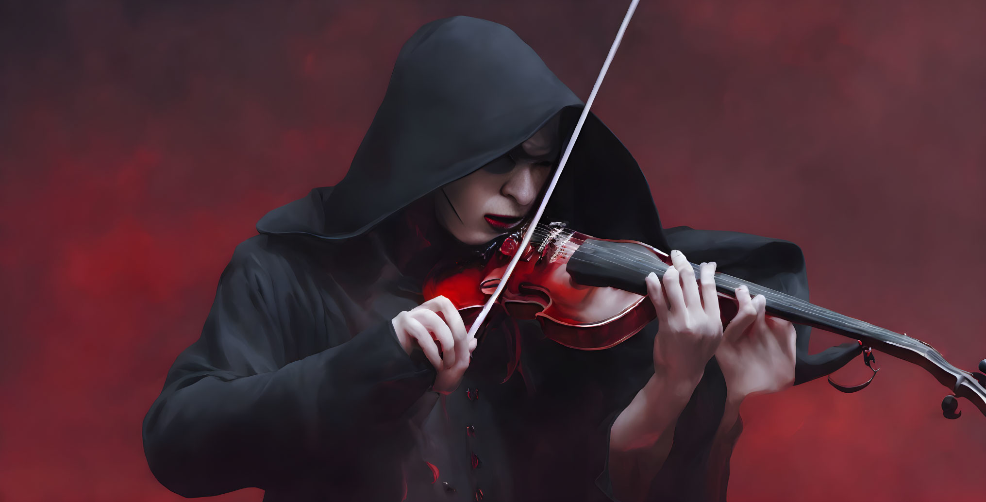 The dark violinist