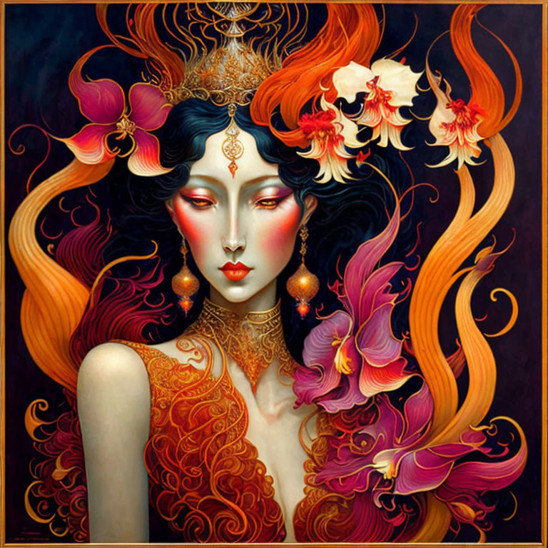 Queen of the burning orchids