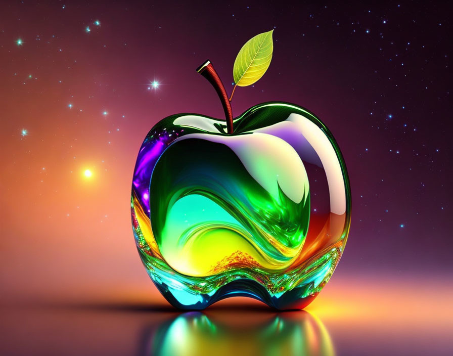 Glass apple 