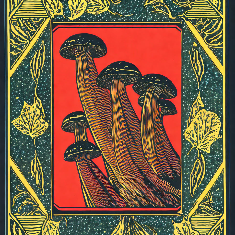 mushroom card