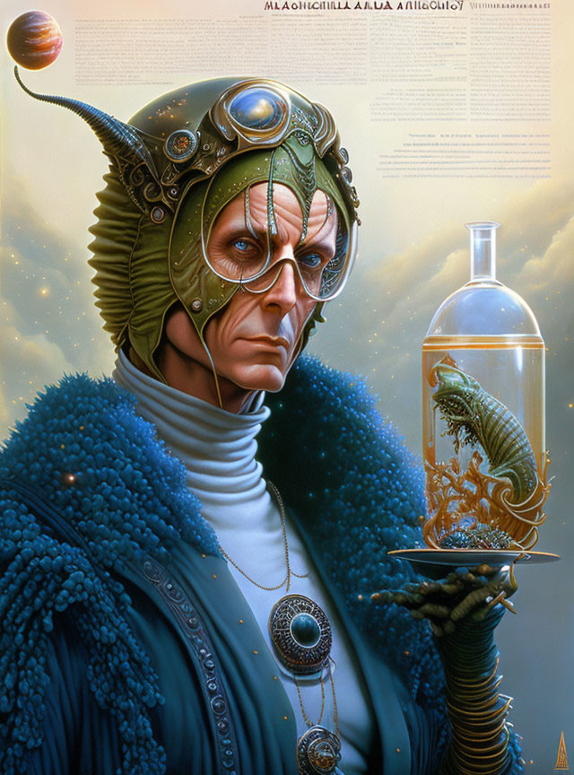 Alien alchemist by Michael Whelan