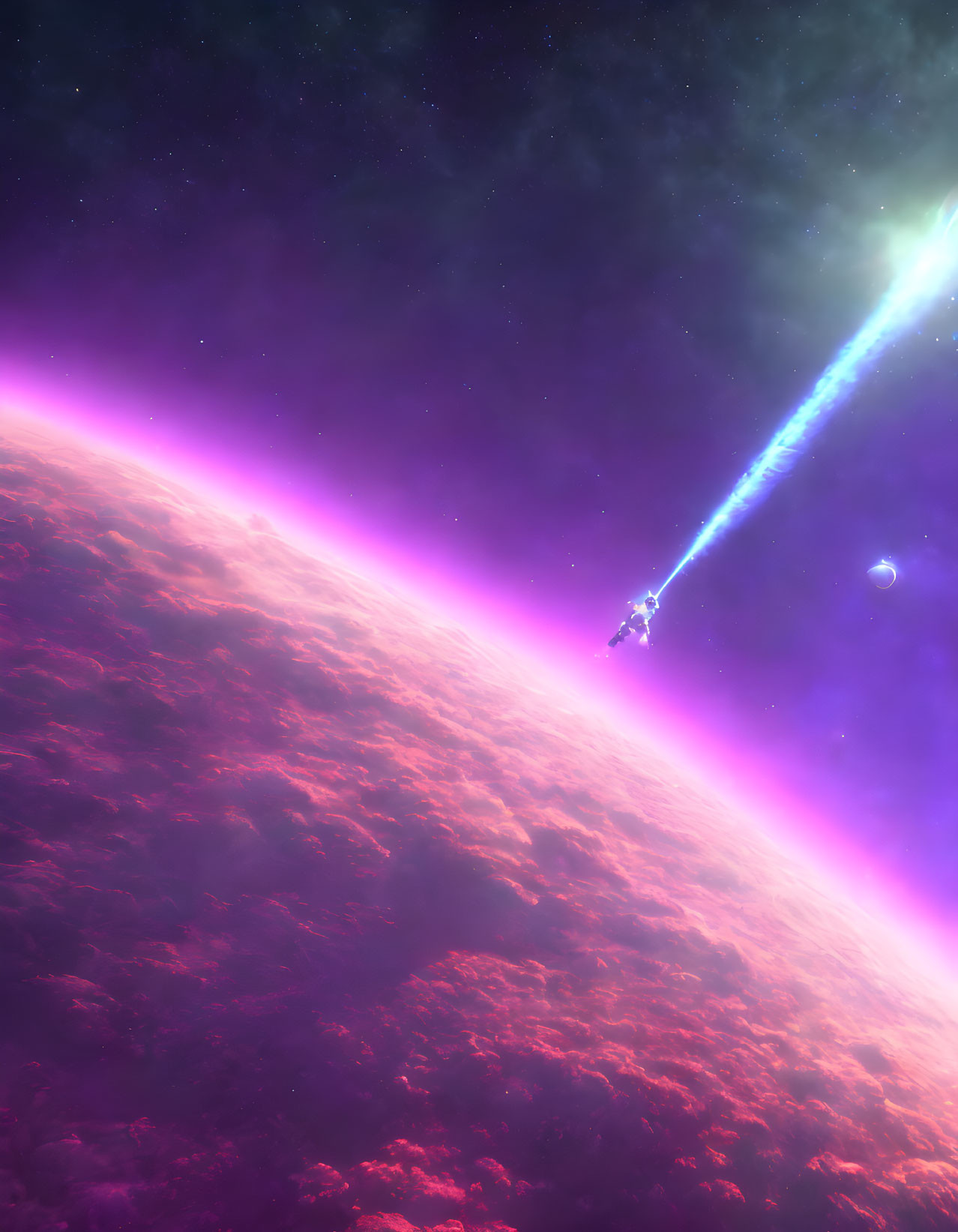 pink-purple space