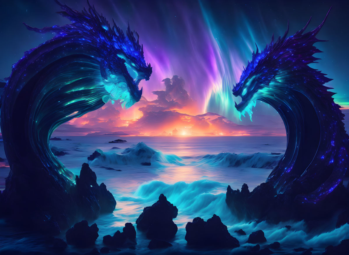 Aurora Dragons