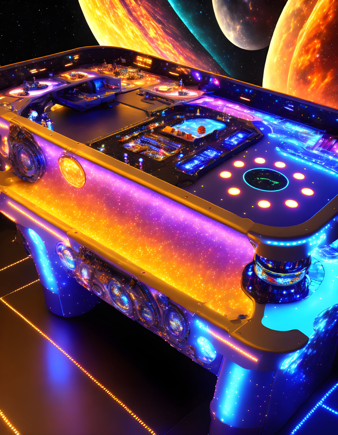 “Space Taxi” pinball table, if that was a thing
