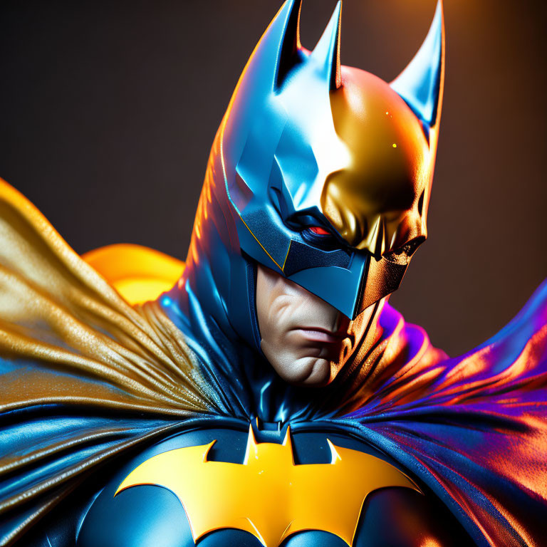 Batman from paint