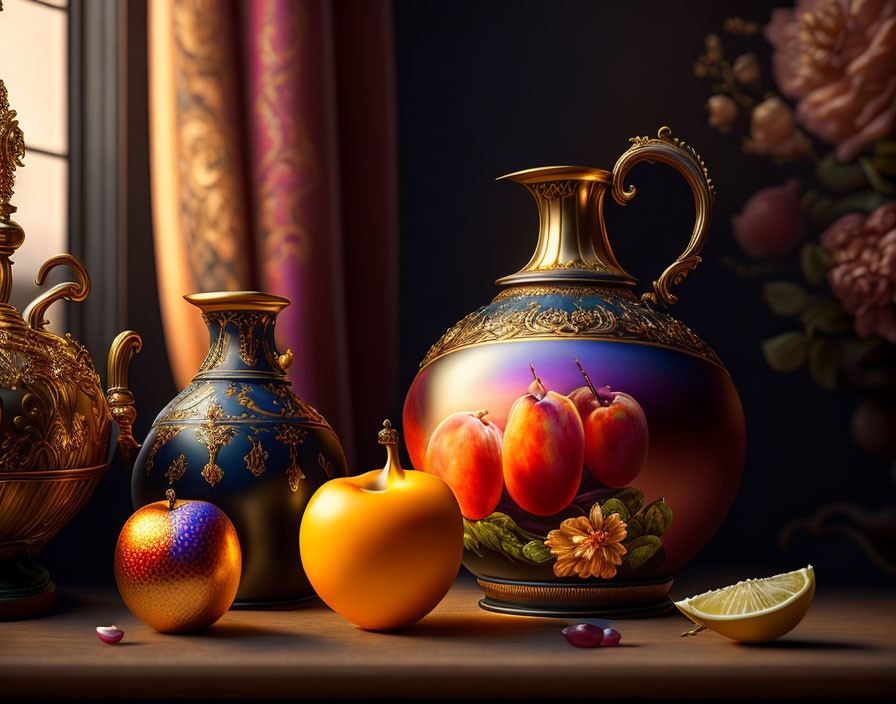 Still life in the old Dutch style