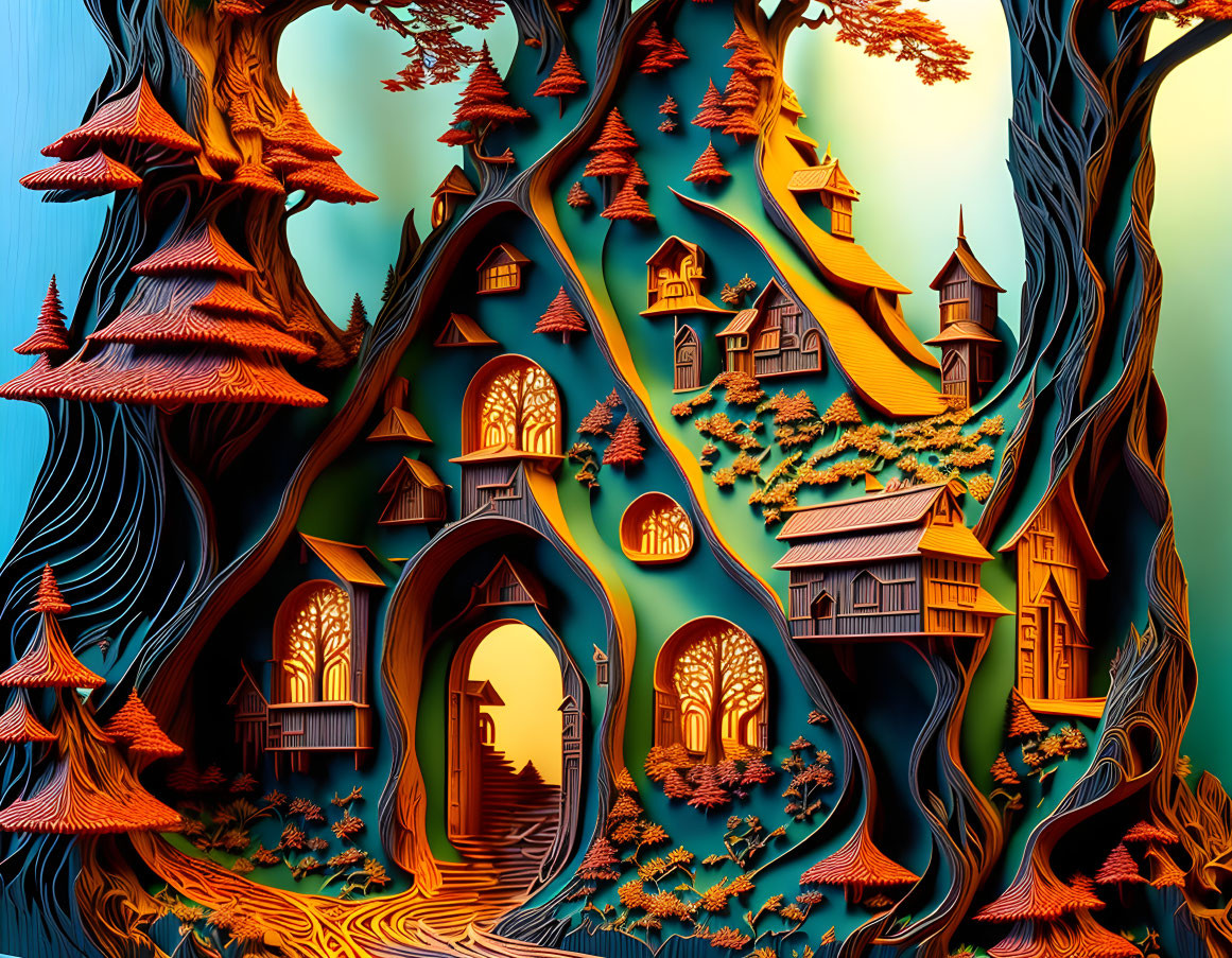 A fairy-tale house
