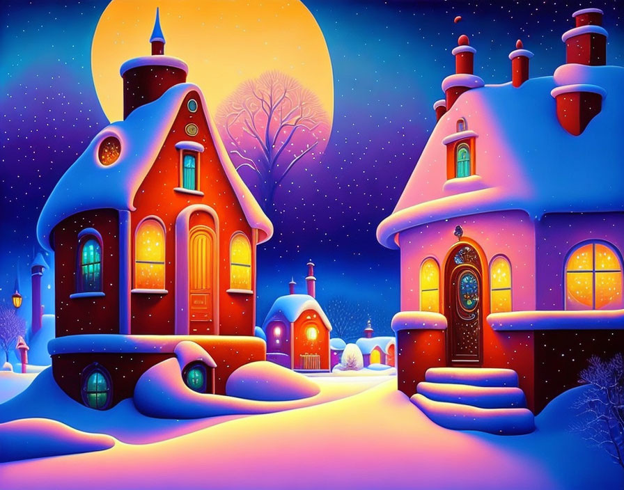 A fabulous winter village