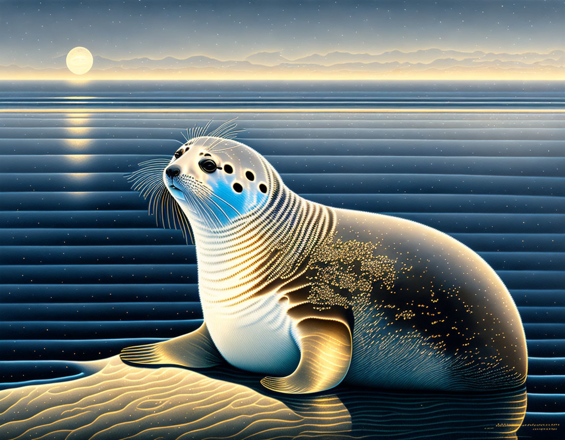 Seal on North Sea Coast