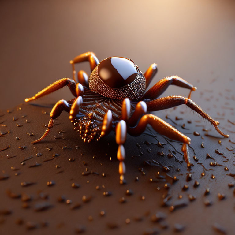 Chocolate spider