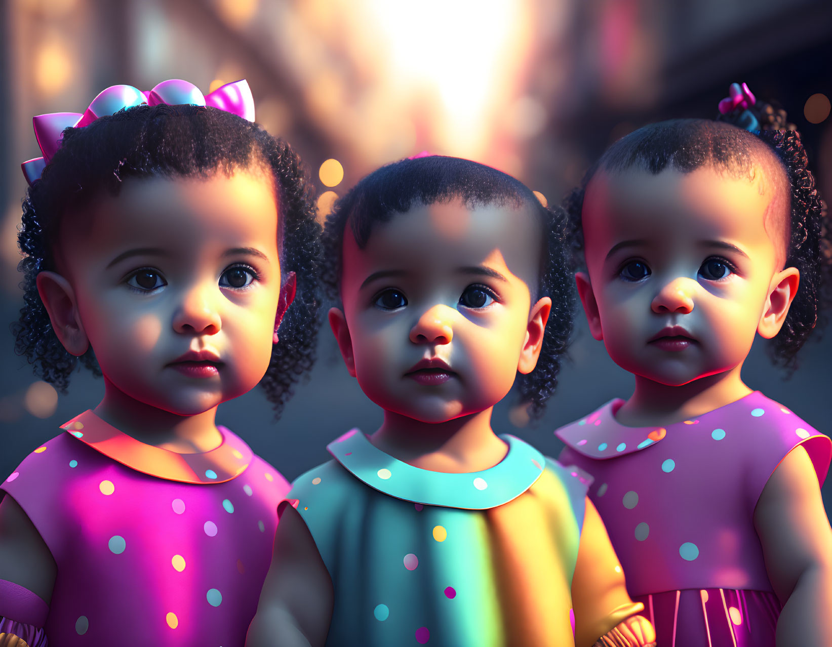 group of cute baby 