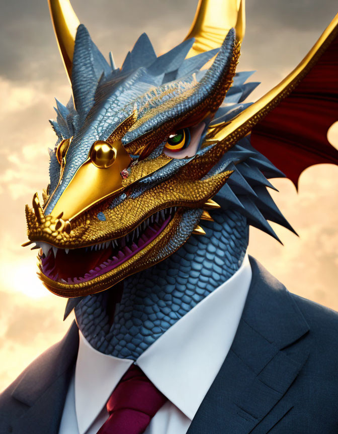 Awkward dragon ID photo
