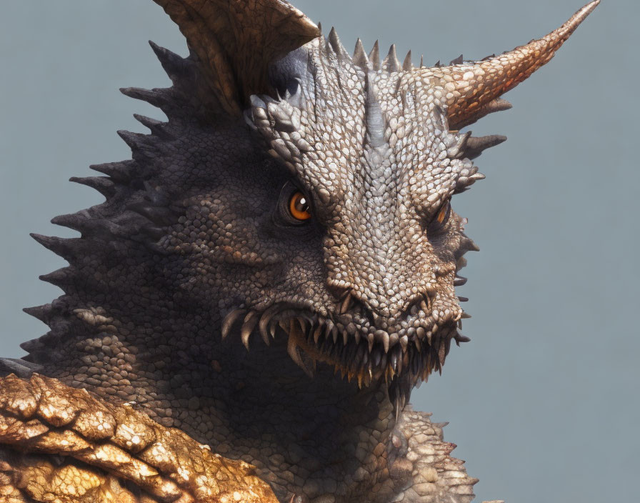 Grumpy dragon