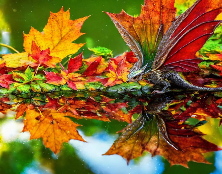 Autumn fairy dragon