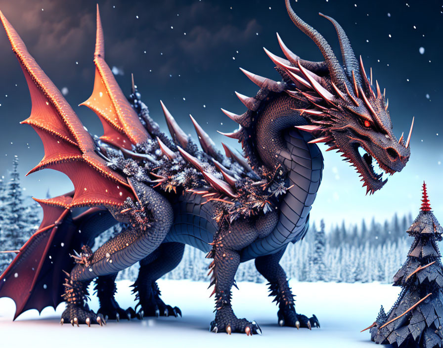 Winter dragon