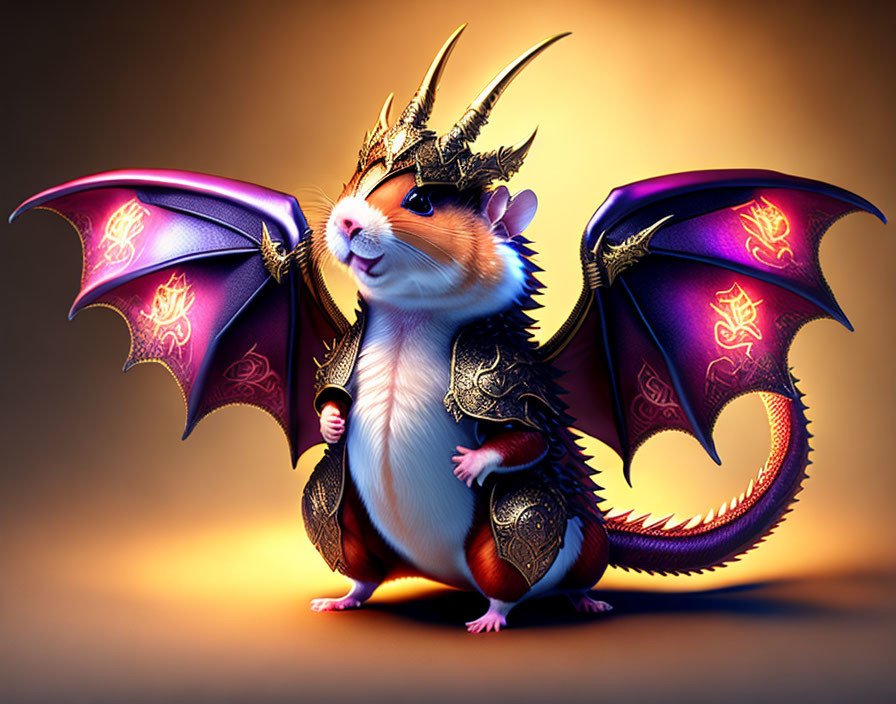 Hamster dragon cosplay