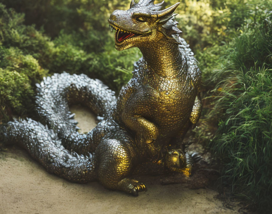Shiny garden dragon