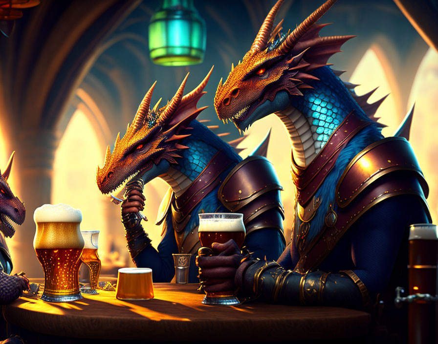 Dragons in the pub