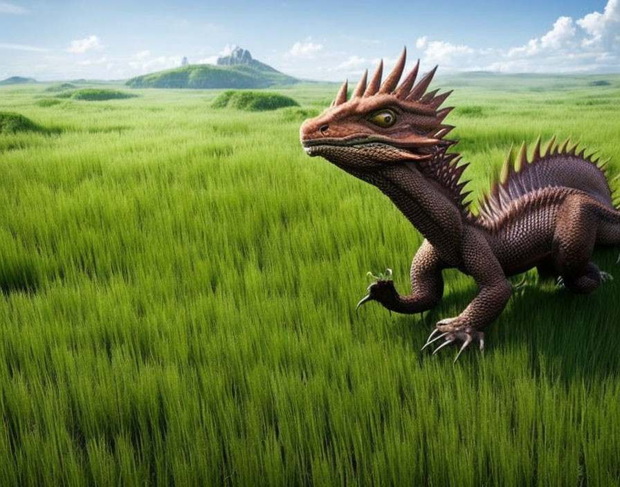 Dragon of the grasslands