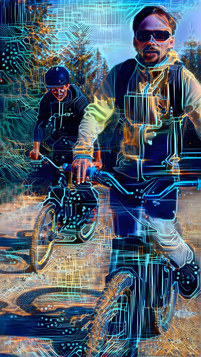 Bike in the matrix