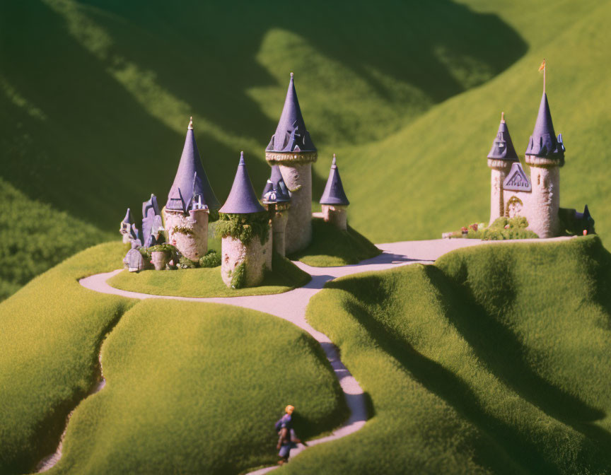 Miniature Legend of Zelda castle