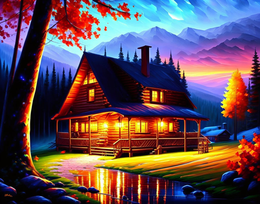 romantic cabin