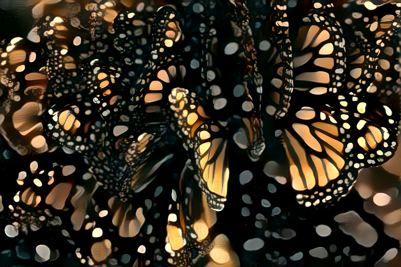 A Kaleidescope of Monarch Butterflies 