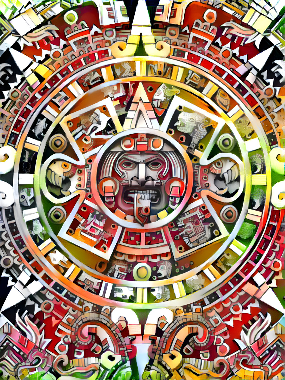 BITE YOUR TONGUE - Aztec Sun Calendar ☀️