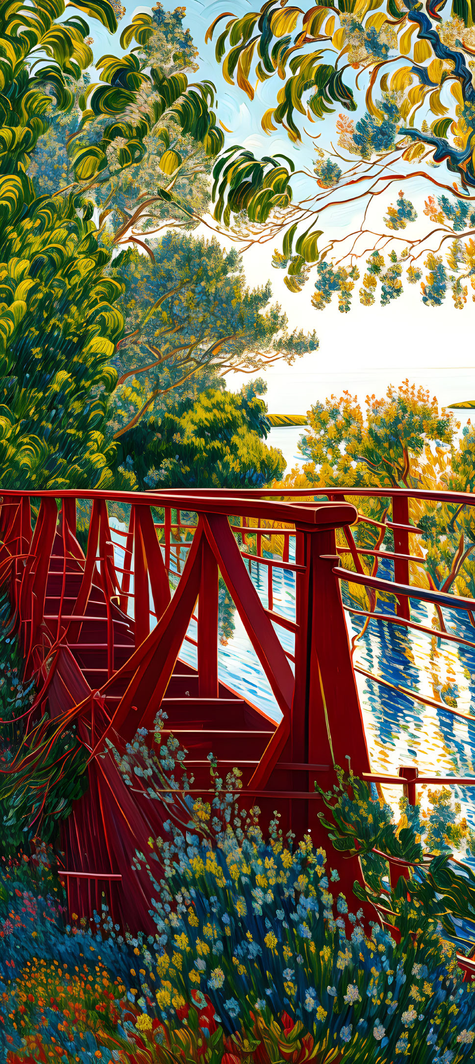 The red bridge