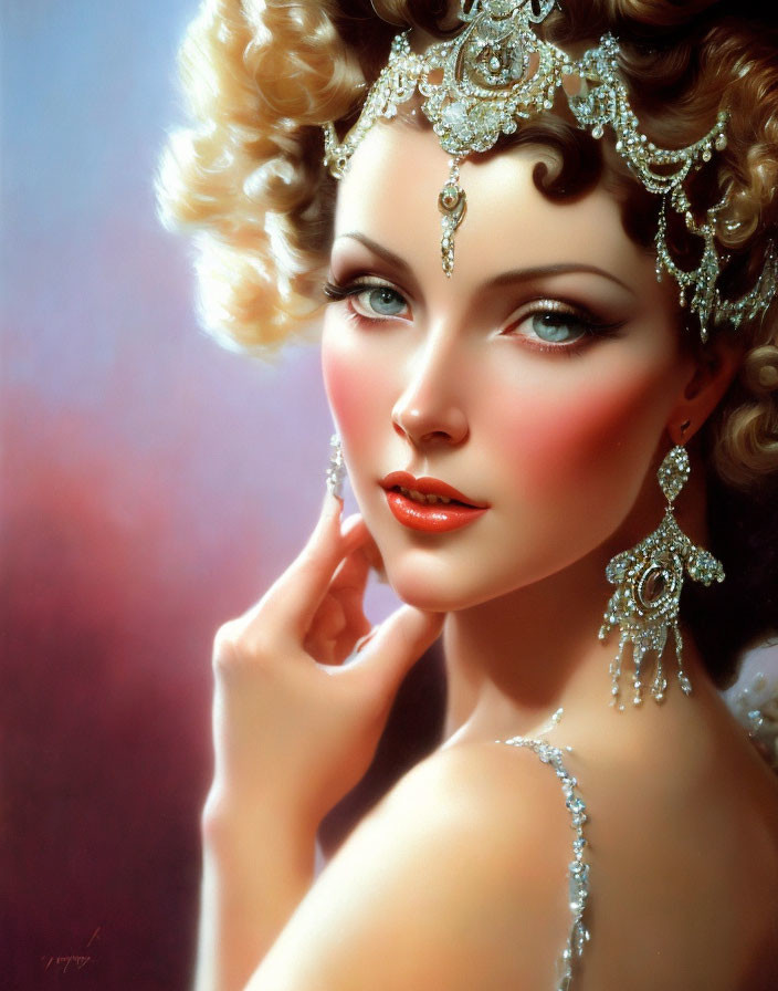  in the style of Rolf Armstrong