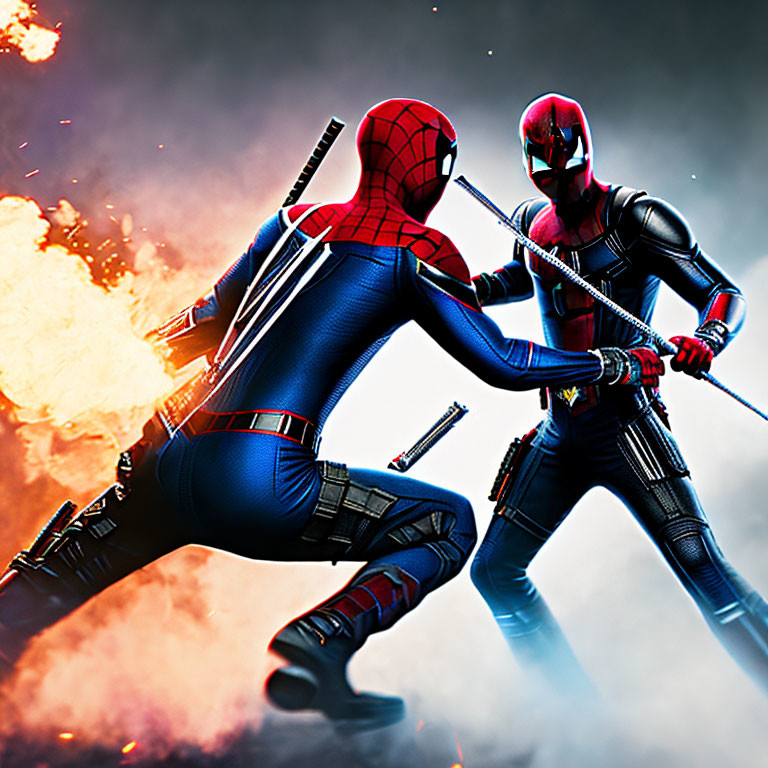 Spider-Man clone fight 
