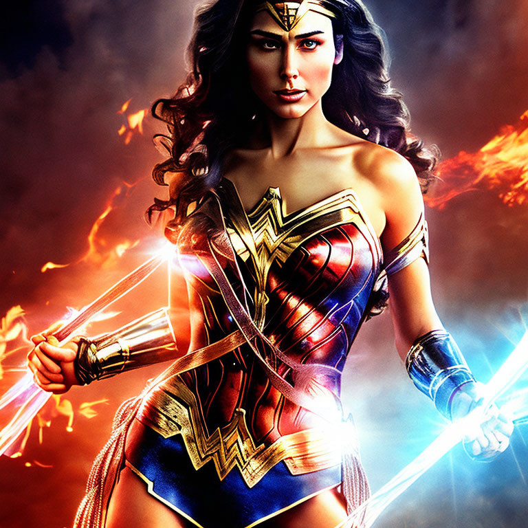 Wonder Women with the rope of truth 