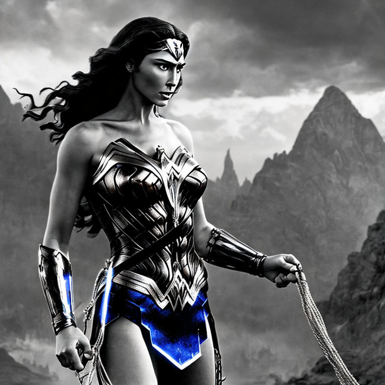 Wonder Woman with the lasso if truth