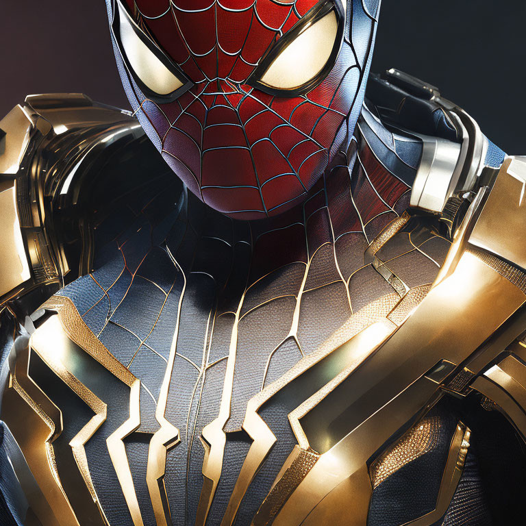 Spider-Man in new armor 
