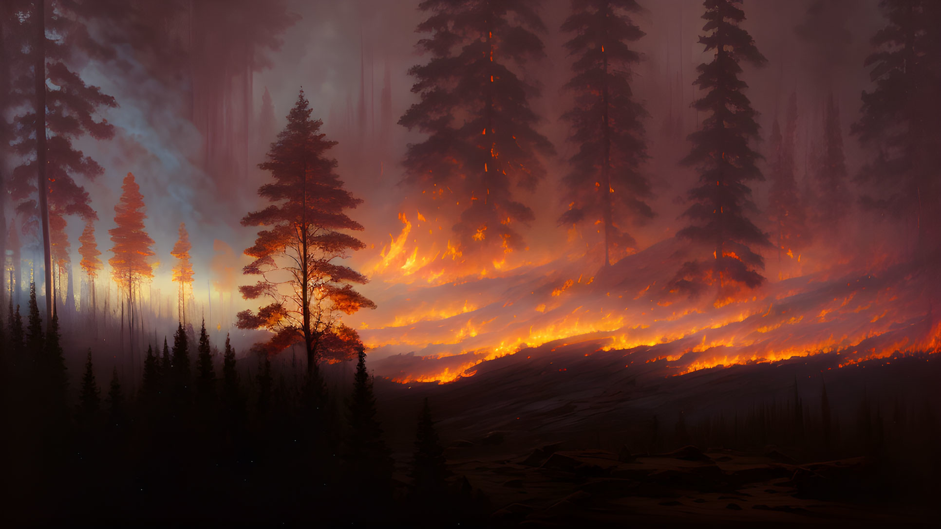 Forest fire 